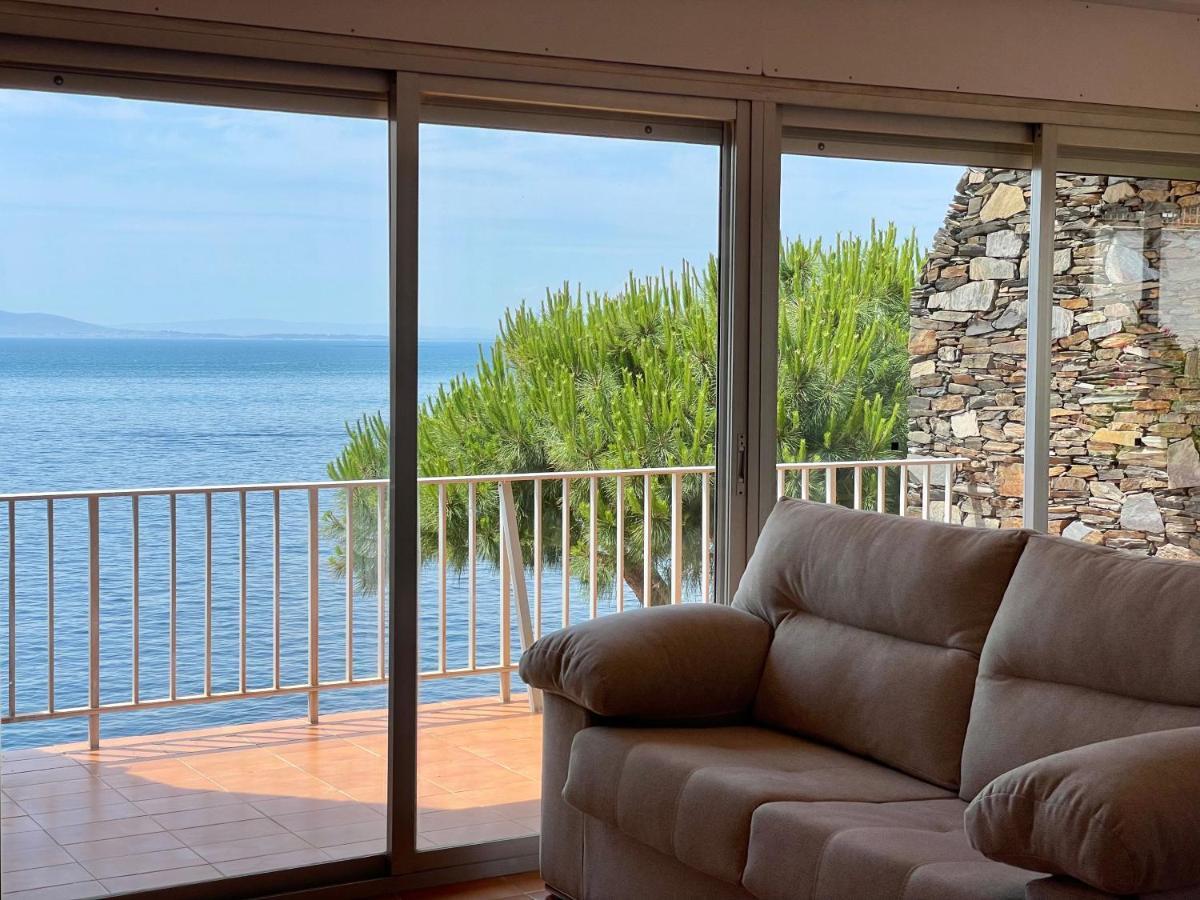 Luminoso Apartamento Frente Al Mar Con Piscina Rosas Exterior foto